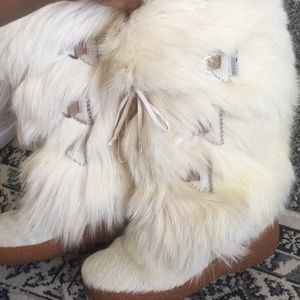 ITALIAN GOAT FUR BOOTS